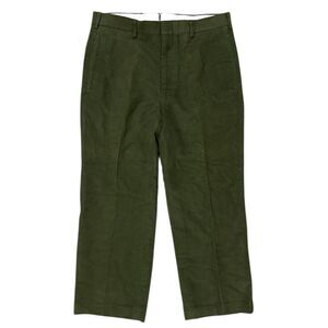 Ben Silver Charleston Velour Pants Mens 34 Olive Charleston Vintage USA Made